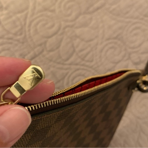 Authentic Louis Vuitton NEW damier ebene Neverfull GM pouch - Picture 5 of 12